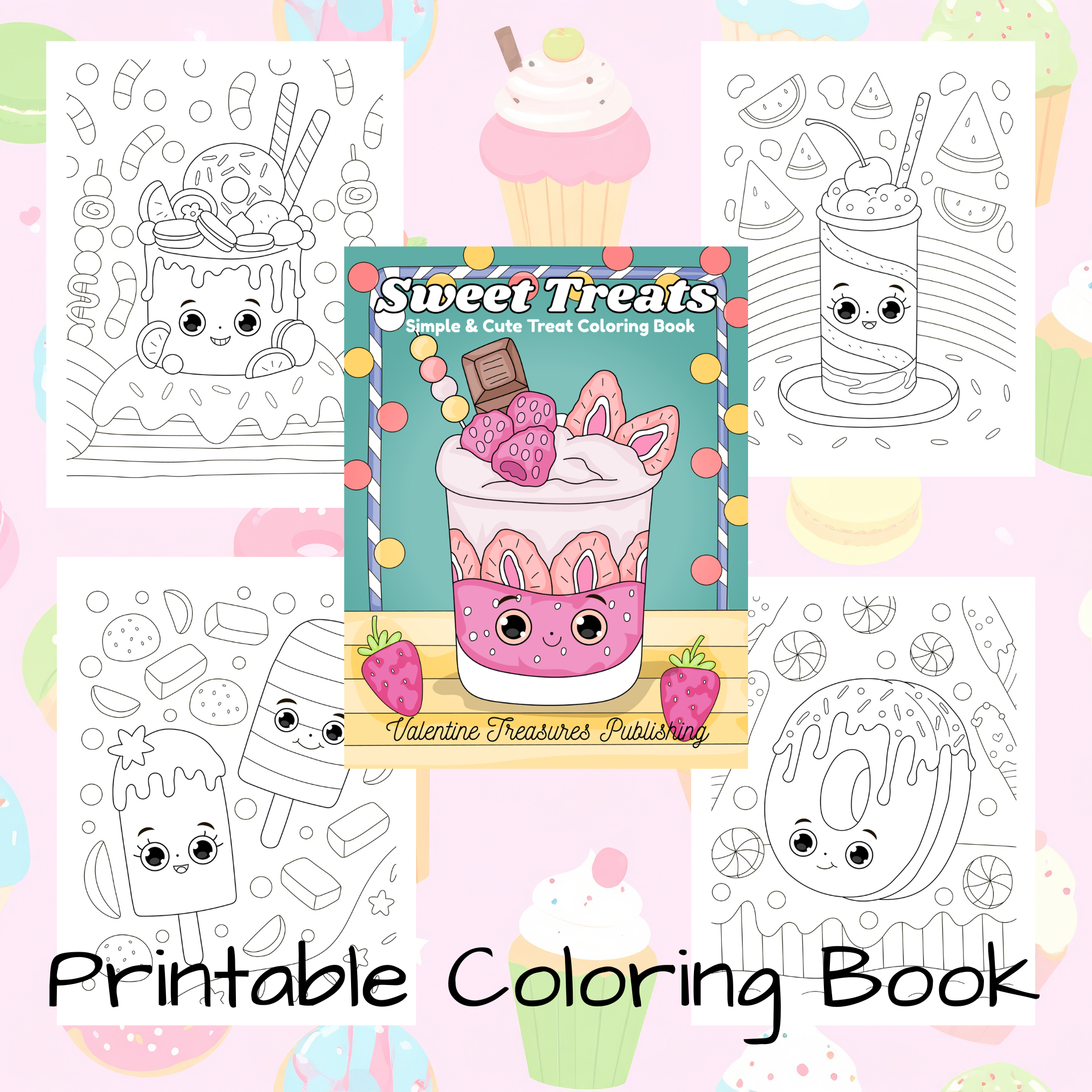 Sweet Treats Coloring book (digital)